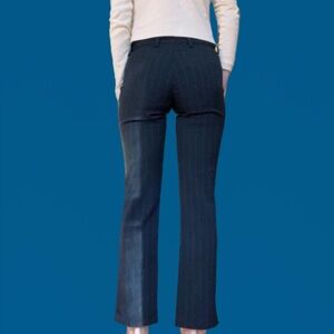 VINTAGE 1990s 〰️ Daryl K-189 Black Pinstripe Taper Pant